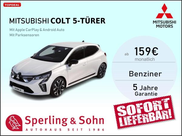 Mitsubishi Colt PLUS 1.0 5-Türer ❗"SOFORT LIEFERBAR"❗ ✔️Parksensoren, Sitzheizung, Apple-CarPlay + Android-Auto✔️ bild 1