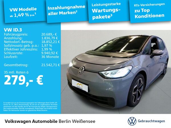 Volkswagen ID.3 Pure Performance *APP*KLIMA*AAC*SHZ*GJR* bild 2