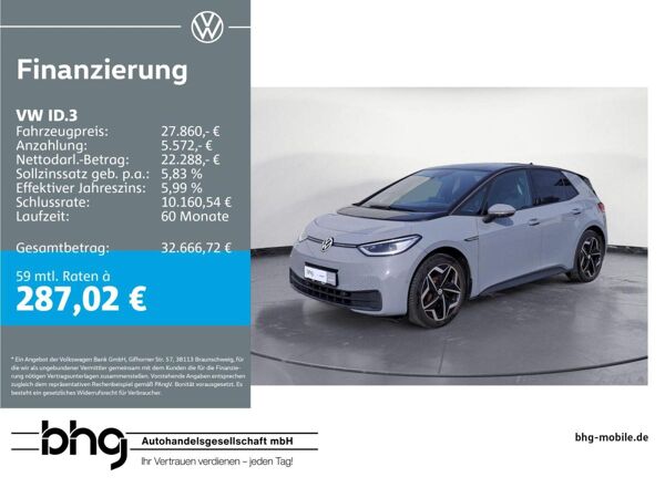 Volkswagen ID.3 Pro S *RATE-421,--*🚀💸SONDERANGEBOT🚀💸 bild