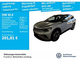 Volkswagen ID.4 Pure DAB+ IQLight LED-Matrix Navi Wärmepumpe FrontAssist