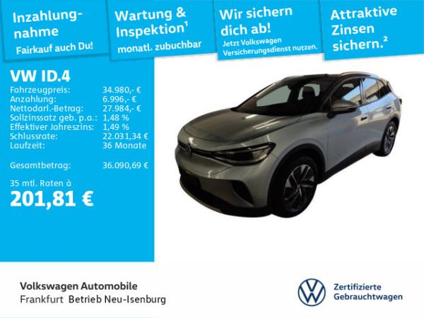 Volkswagen ID.4 Pure DAB+ IQLight LED-Matrix Navi Wärmepumpe FrontAssist bild