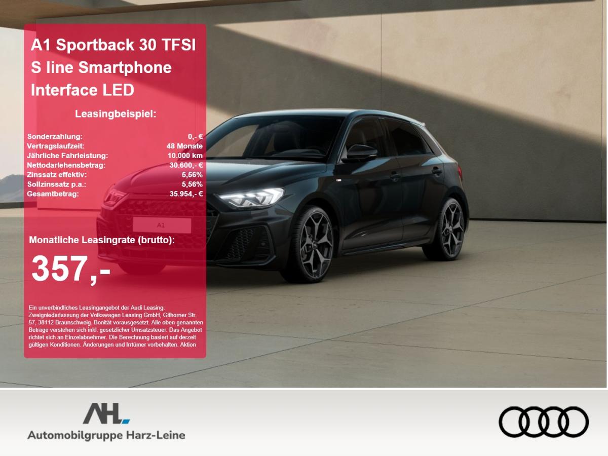 Audi A1 Sportback 30 TFSI S line Smartphone Interface LED 2xKlima ACC bild
