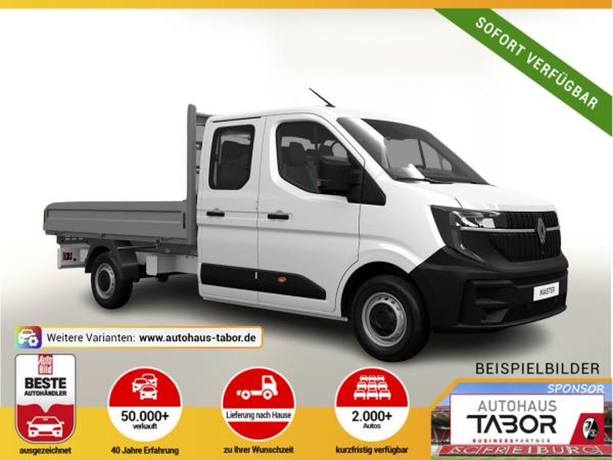 Renault Master Pritsche DoKa advance L3 3,5t dCi 150 Kam bild