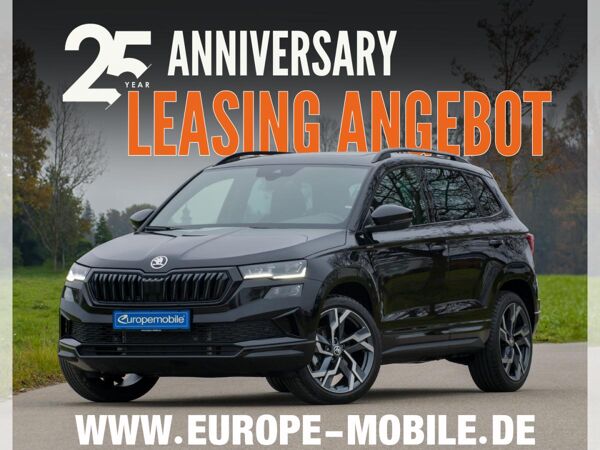 Skoda Karoq "25th Anniversary" SPORTLINE 2026 1.5 TSI 110 kW DSG (UVP 52.160€/KW14/26) NAV/PANO/TRAVEL/CANTON/AH bild