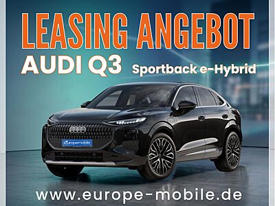 Audi Q3 Sportback 2026 e-hybrid S line 200 kW tronic (UVP 64.075€) 20ZOLL/PANO/TECH/LEDPLUS/SOUND/UVM.