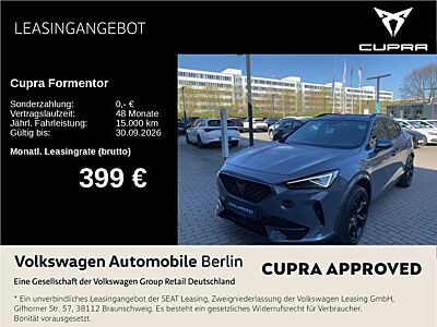 Cupra Formentor VZ 2.0 TSI DSG 4Drive Navi LED SHZ PDC