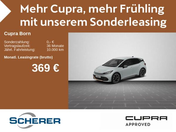 Cupra Born e-Boost 82kWh WÄPU 360°KAM NAVI HUD bild 1