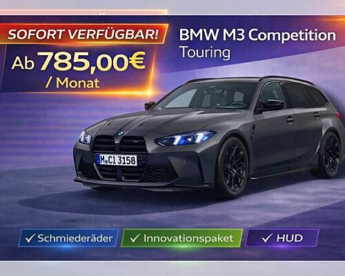 BMW M3 Competition xDrive Touring Innovationspaket Schmiederäder