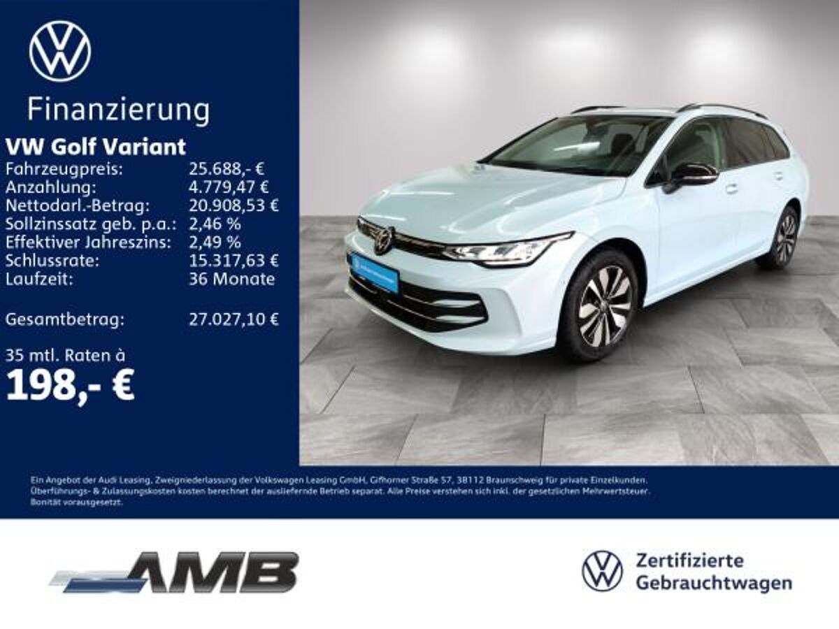 Volkswagen Golf Variant Goal 1.5 TSI Pano/Standhzg/01.30Garantie bild
