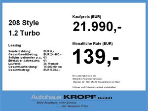 Peugeot 208 Style 1.2 Turbo bild 4