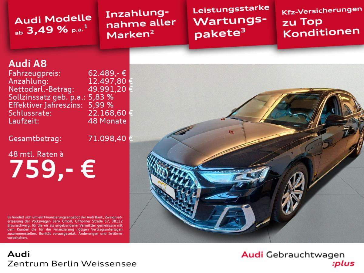 Audi A8 Lang 50 TDI*QUA*MATRIX*360*RSE*ACC*PANO*NAVI* bild 2