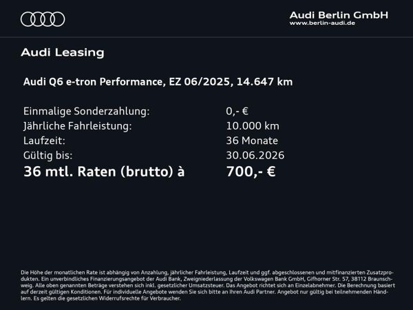 Audi Q6 e-tron performance bild 2
