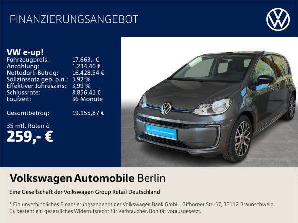 Volkswagen up! e-up! Style Plus 61 Klima Radio SHZ GRA PDC bild