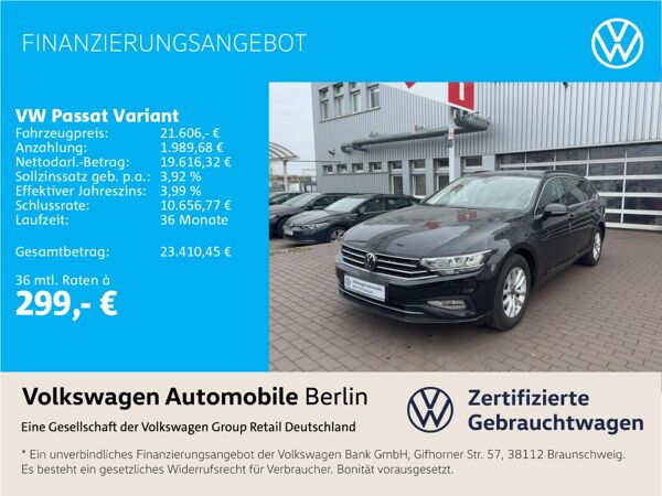 Volkswagen Passat Variant 2.0 TDI DSG Business Navi LED SHZ bild