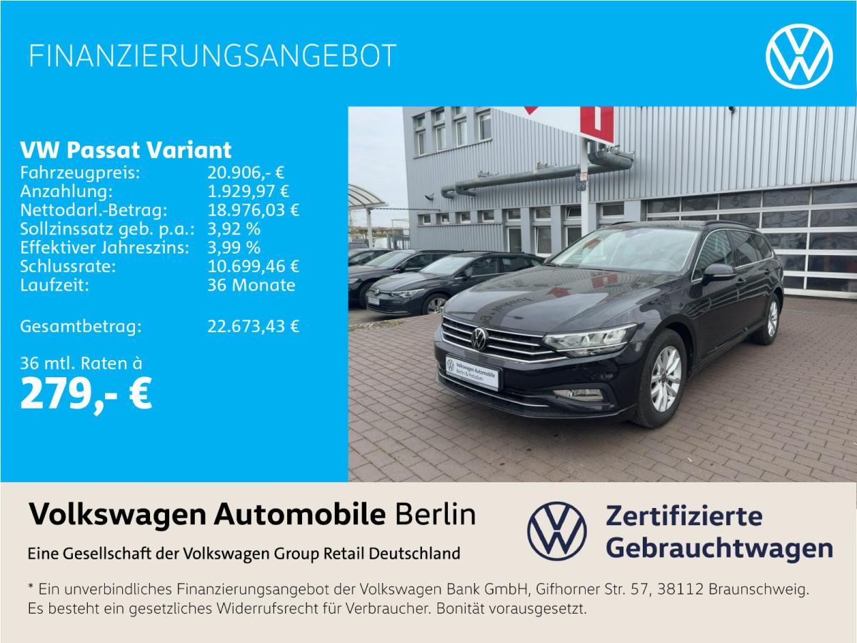 Volkswagen Passat Variant 2.0 TDI DSG Business Navi LED SHZ bild