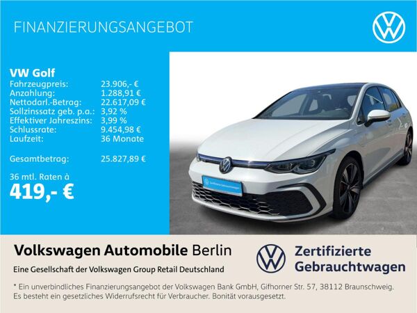 Volkswagen Golf VIII 1.4 eHybrid GTE DSG Pano Navi LED SHZ bild