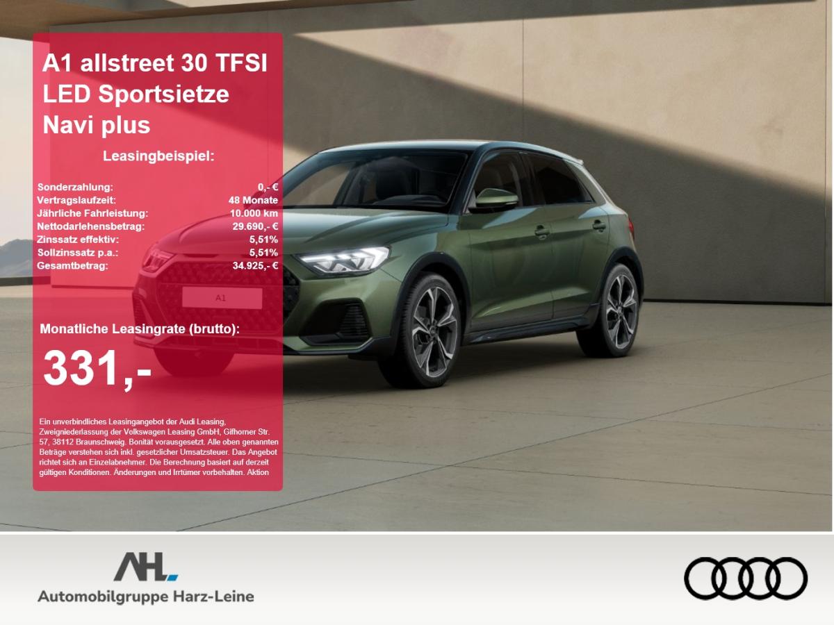 Audi A1 allstreet 30 TFSI LED Sportsietze Navi plus 2xKlima AUT Kam. bild