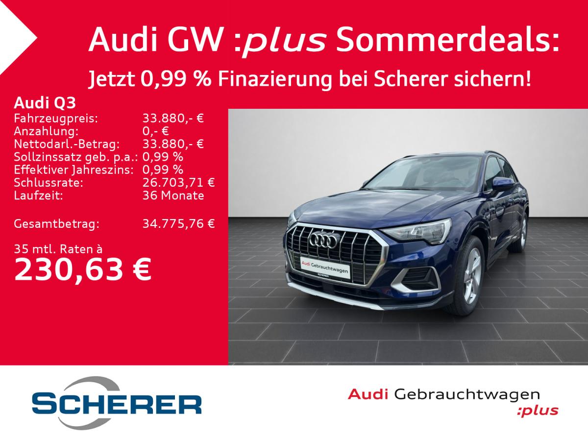 Audi Q3 advanced 35 TFSI S tronic NAVI RFK ACC SHZ bild