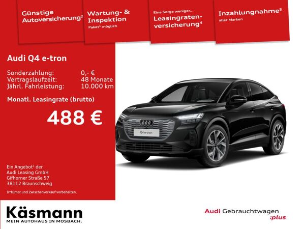 Audi Q4 e-tron Sportback 45 S line HUD AHK NAV MATRIX bild 1