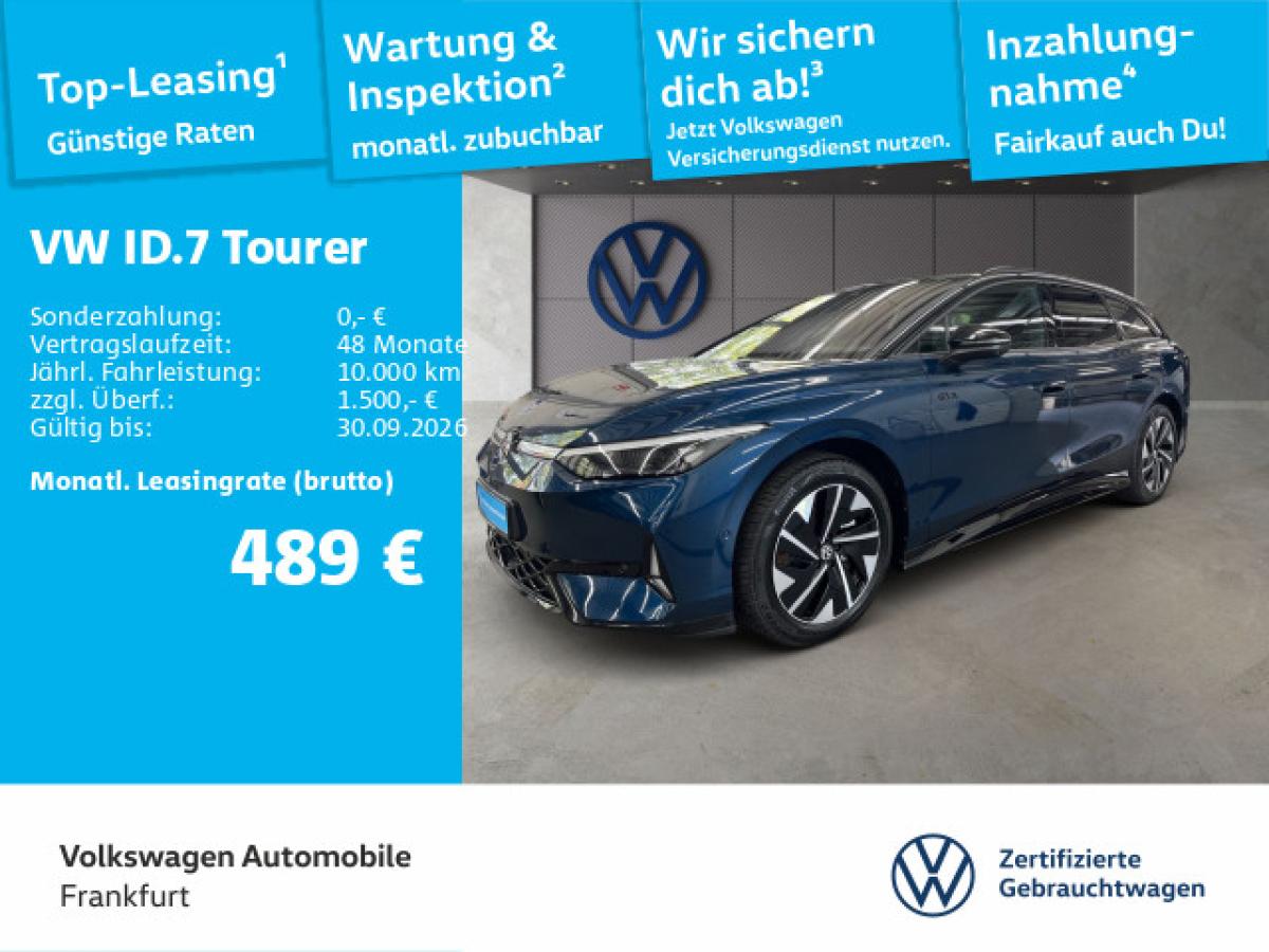 Volkswagen ID.7 Tourer GTX 4Motion DAB+ IQDrive IQLight LED-Matrix AugmentedReality-HeadupDisplay Navi AreaView Keyl bild