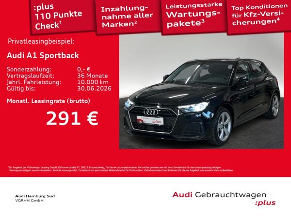 Audi A1 Sportback 25 TFSI advanced S tronic LED/ACC bild