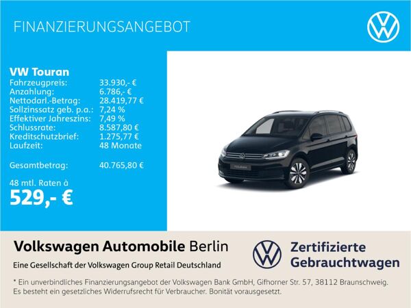 Volkswagen Touran 1.5 TSI DSG Comfortline LED ACC SHZ PDC bild