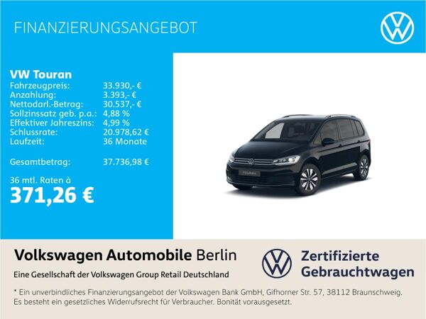 Volkswagen Touran 1.5 TSI DSG Comfortline LED ACC SHZ PDC bild