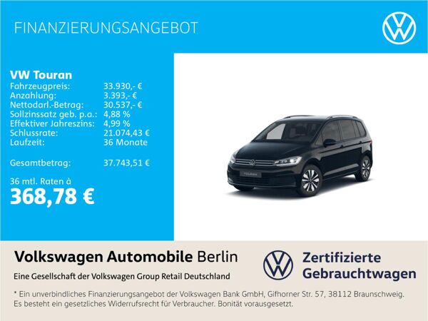 Volkswagen Touran 1.5 TSI DSG Comfortline LED ACC SHZ PDC bild