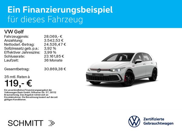 Volkswagen Golf VIII 2.0 TSI DSG GTI*LED*KAMERA*PDC*SHZ*NAVI*KLIMA bild 2