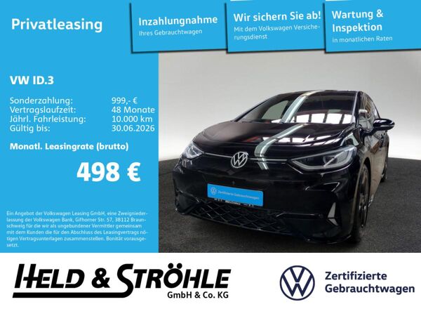 Volkswagen ID.3 GTX Performance PANO HuD NAV MATRIX WÄPU bild 2
