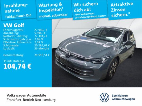 Volkswagen Golf VIII 2.0 TDI DSG Goal Navi AHK Sprachassistent Rückfahrkamera DAB+ bild