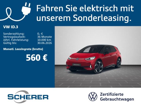 Volkswagen ID.3 GTX 84 kWh WÄPU HUD MATRIX HARMAN bild