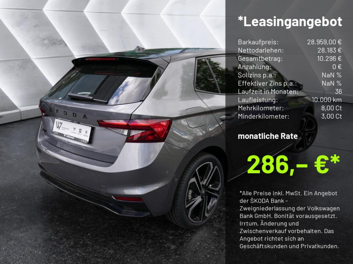 Skoda Fabia 1.5 TSI DSG Monte Carlo Navi ACC SHZ  LED *957* bild 3