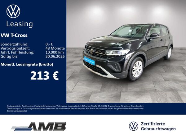 Volkswagen T-Cross 1.0 TSI LED/digi.C/Sitzhzg/bis08.2030Garantie bild