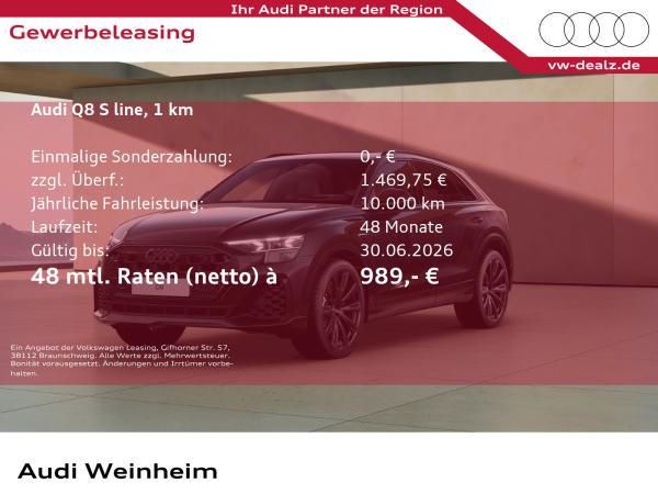 Audi Q8 SUV TFSI e quattro NAVI AHK PANO HeadUp bild