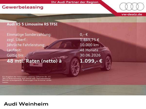 Audi RS5 RS 5 Limousine tiptronic Klima NAVI LED bild