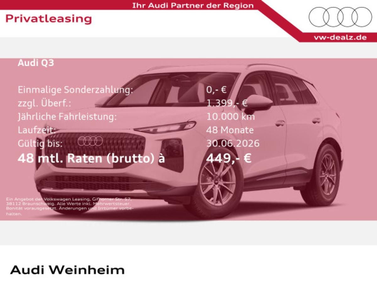 Audi Q3 SUV NEU TFSI S tronic bild