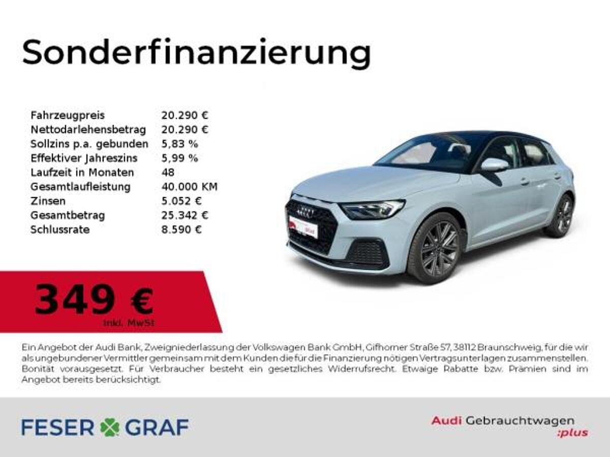 Audi A1 Sportback Advanced 30TFSI LED+/SHZ/CarPlay/GR bild