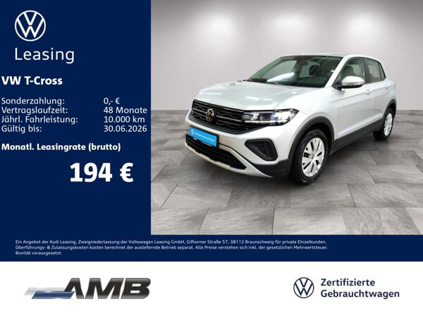 Volkswagen T-Cross 1.0 TSI LED/digi.C/Sitzhzg/bis08.2030Garantie bild