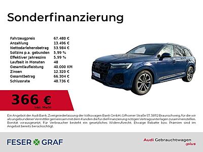 Audi Q7 S line 55TFSI quattro Matrix/Pano/AHK/HUD/360