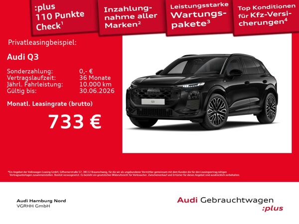 Audi Q3 1.5 TFSI S line S tronic AHK Navi Pano Matrix bild 1