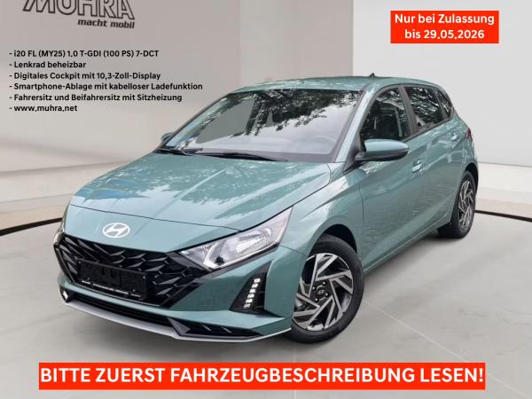 Hyundai i20 1.0 7-DCT TREND 100PS NAVI KAMERA SHZ 16"LM bild
