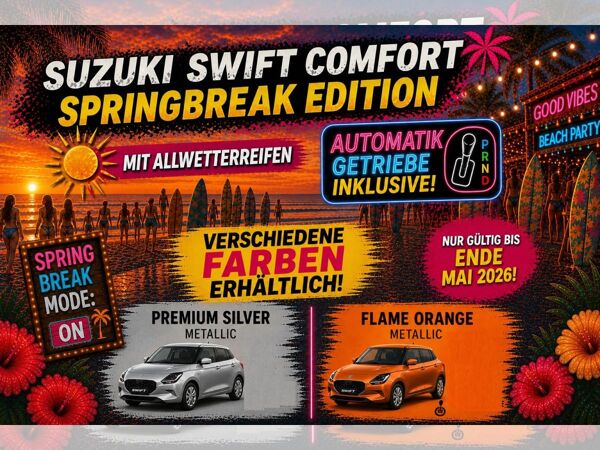 Suzuki Swift "Comfort" Automatikgetriebe, Allwetterreifen bild 2
