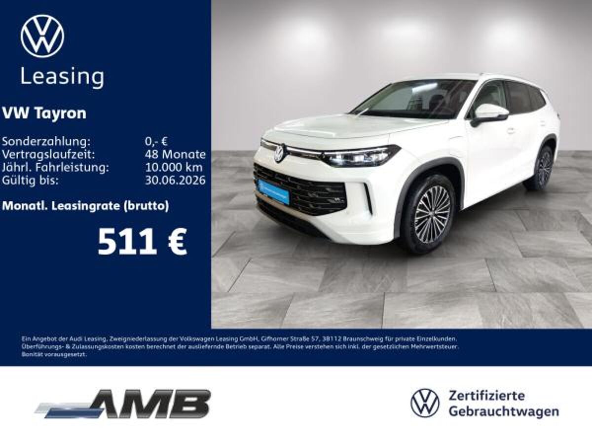 Volkswagen Tayron Elegance 1.5 eHybrid AHK/LED+/Nav/09.30Garantie bild