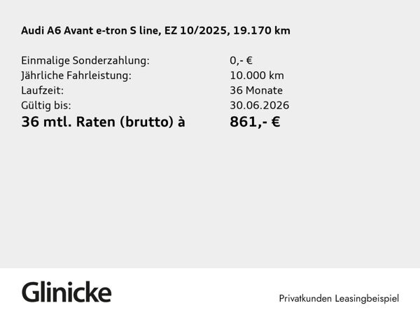 Audi A6 e-tron A6 Avant e-tron qu. S line Matrix B&O HuD 360° bild 2