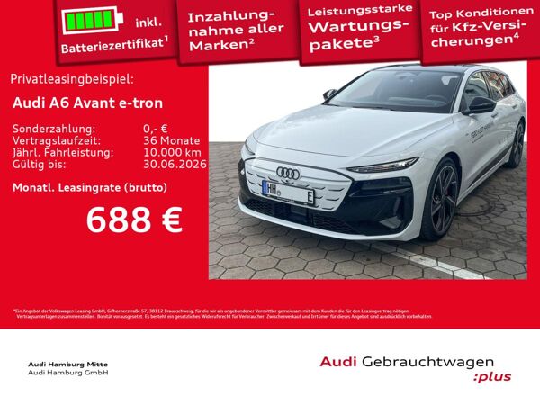 Audi A6 e-tron performance S line Pano AHK bild