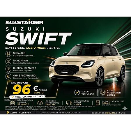 Suzuki Swift leasen