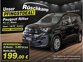 Peugeot Rifter N1 L1 Allure 🔥PFINGSTDEAL🔥Sofort verfügbar
