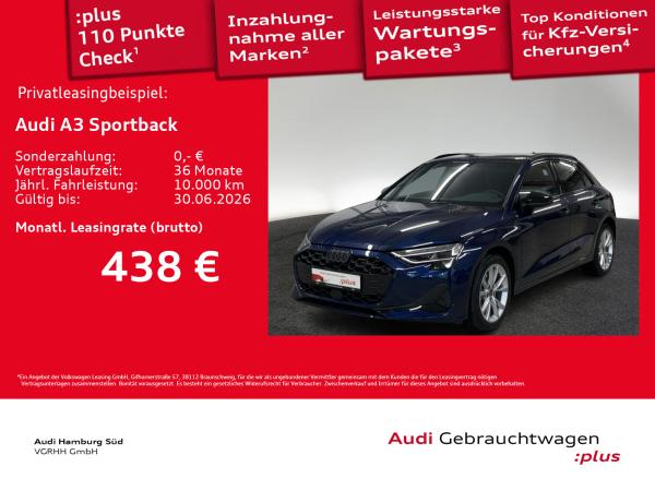 Audi A3 Sportback 35 TDI adv. S tronic S LINE/NAV/ACC bild