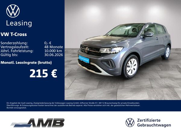 Volkswagen T-Cross 1.0 TSI LED/digi.C/Sitzhzg/bis07.2030Garantie bild